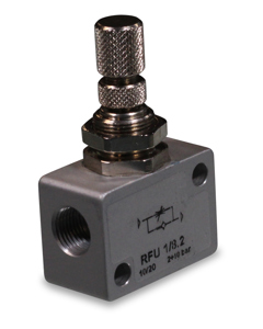 One-way restrictor 9006-BRV-R 1/8" (VD00049)